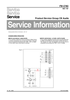 Philips - FWC-780-Service-Information